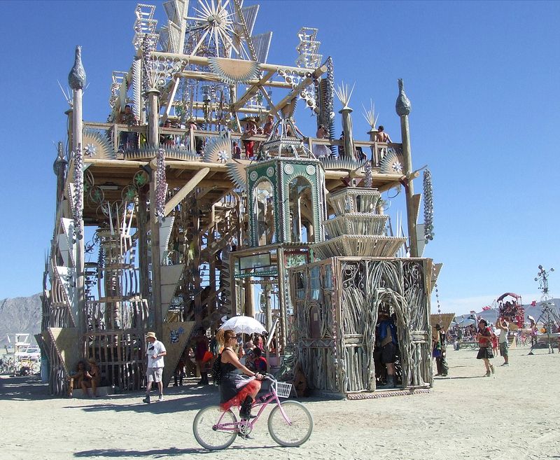 The Temple BASURA SAGRADA by Shrine, Tucker Teutsch, & the citizens of BRC