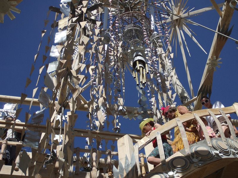 The Temple BASURA SAGRADA by Shrine, Tucker Teutsch, & the citizens of BRC