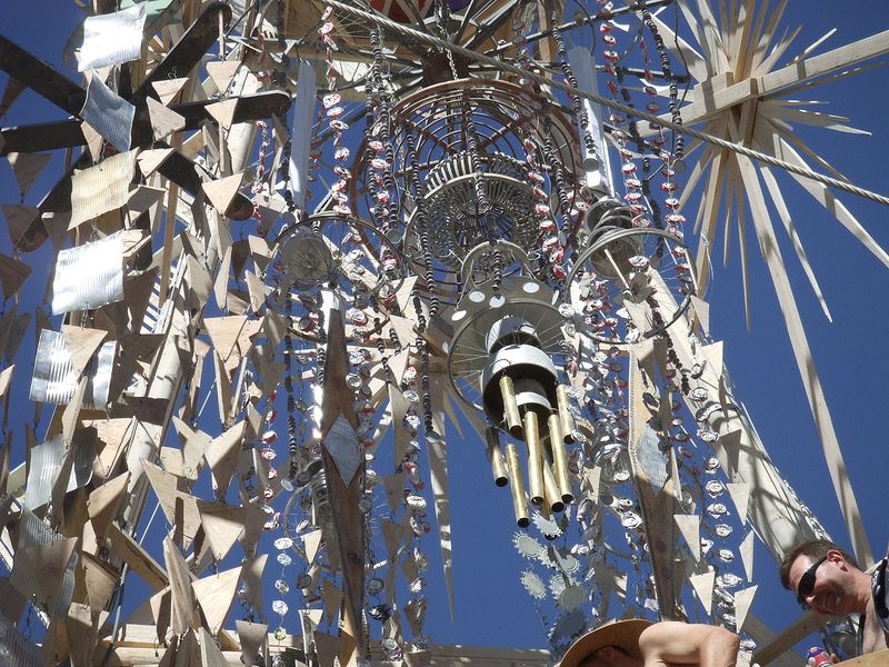 The Temple BASURA SAGRADA by Shrine, Tucker Teutsch, & the citizens of BRC