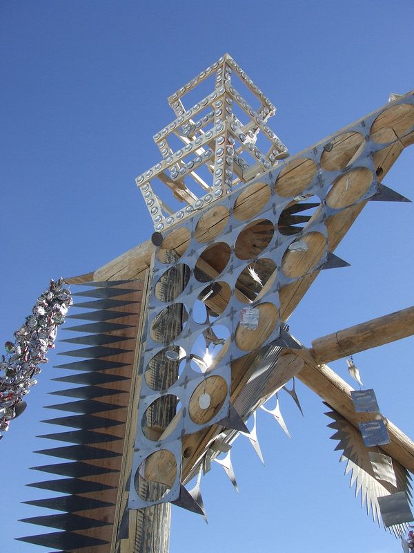 The Temple BASURA SAGRADA by Shrine, Tucker Teutsch, & the citizens of BRC