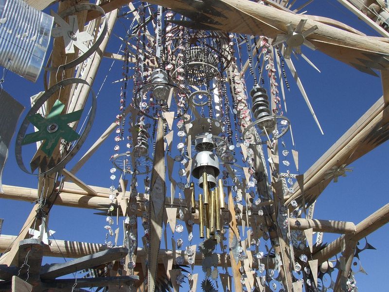 The Temple BASURA SAGRADA by Shrine, Tucker Teutsch, & the citizens of BRC