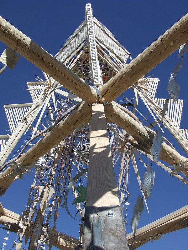 The Temple BASURA SAGRADA by Shrine, Tucker Teutsch, & the citizens of BRC