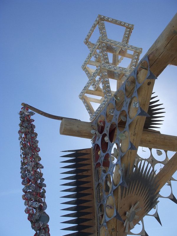 The Temple BASURA SAGRADA by Shrine, Tucker Teutsch, & the citizens of BRC