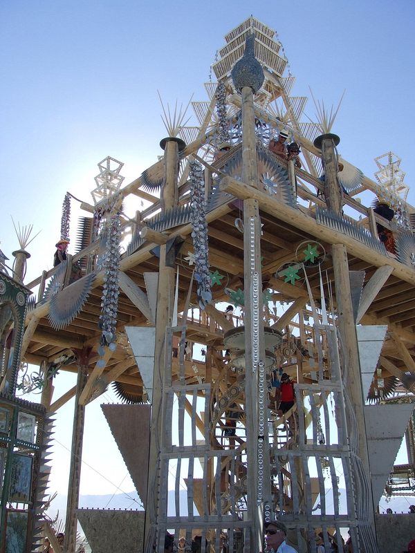 The Temple BASURA SAGRADA by Shrine, Tucker Teutsch, & the citizens of BRC