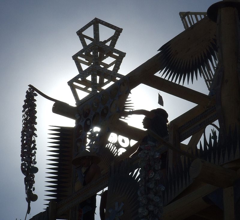 The Temple BASURA SAGRADA by Shrine, Tucker Teutsch, & the citizens of BRC