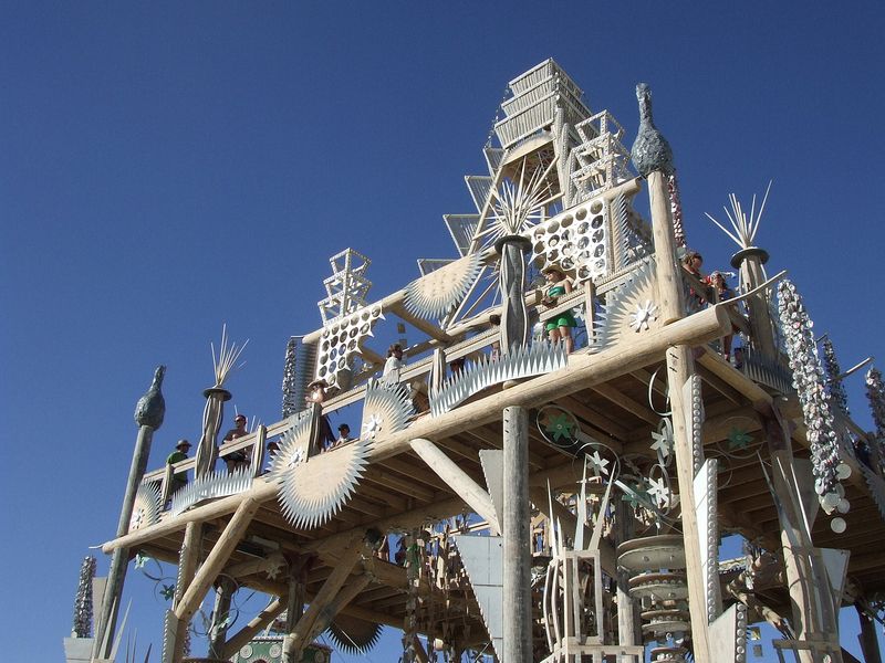 The Temple BASURA SAGRADA by Shrine, Tucker Teutsch, & the citizens of BRC