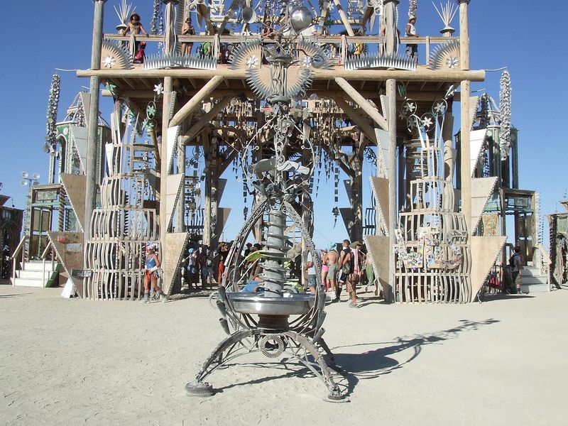 The Temple BASURA SAGRADA by Shrine, Tucker Teutsch, & the citizens of BRC