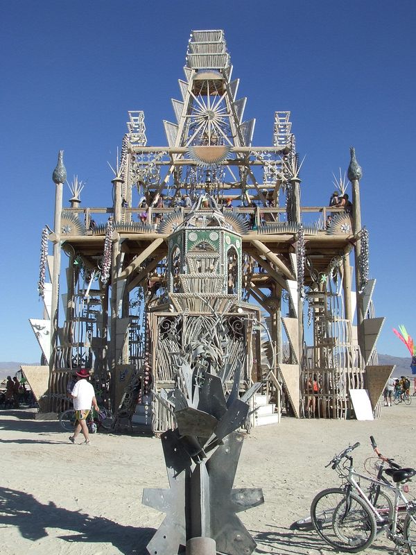 The Temple BASURA SAGRADA by Shrine, Tucker Teutsch, & the citizens of BRC