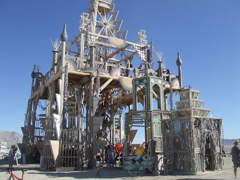 The Temple BASURA SAGRADA by Shrine, Tucker Teutsch, & the citizens of BRC