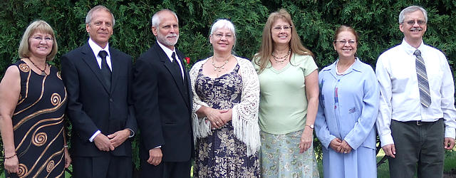 My siblings & I: Teri, Ron, Dave, Mary, Dar, Sue, & Jim, 2007